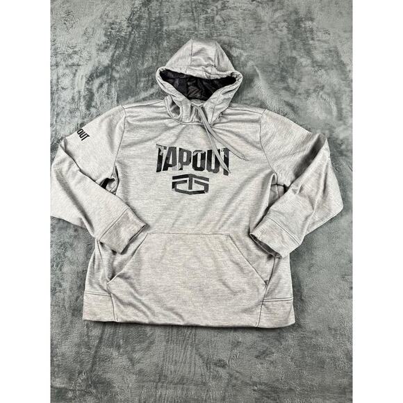 Men’s extra large vintage tap out hoodie, gray excellent condition - Picture 1 of 11